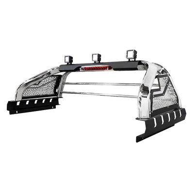 اكسسوارات سيارة رياضية مخصصة من الفولاذ المقاوم للصدأ للطرق الوعرة مع أضواء LED لـ Hilux Revo