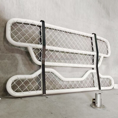 أنبوب مربع ثلاثي الطبقات 304 شاحنة الفولاذ المقاوم للصدأ حارس الغزلان المصد الأمامي قابل للتخصيص للشاحنات الكبيرة