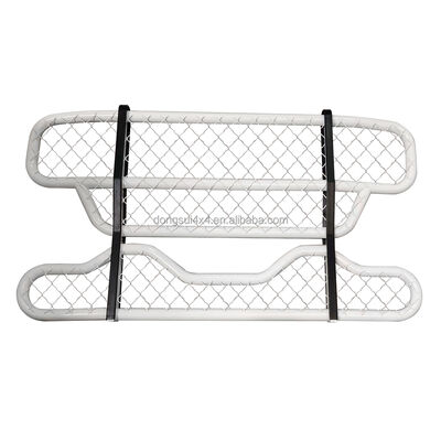 304 الفولاذ المقاوم للصدأ أنابيب مستديرة مزدوجة الطيف الأمامي حراسة الغزلان مع أبعاد قابلة للتخصيص للشاحنات فولفو