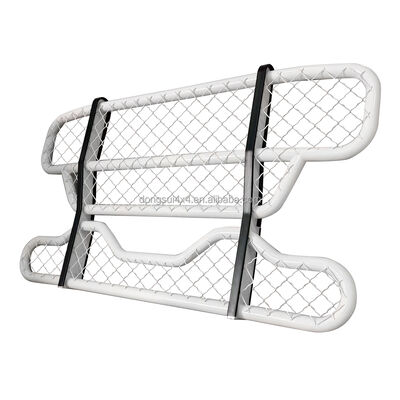 304 الفولاذ المقاوم للصدأ أنابيب مستديرة مزدوجة الطيف الأمامي حراسة الغزلان مع أبعاد قابلة للتخصيص للشاحنات الكبيرة