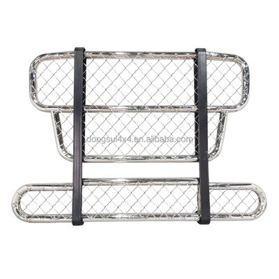 حراسة الغزلان للشاحنة من الفولاذ المقاوم للصدأ 304 بأسلوب أوروبي مع سهولة التثبيت لشركة سكانيا فولفو بنز مان