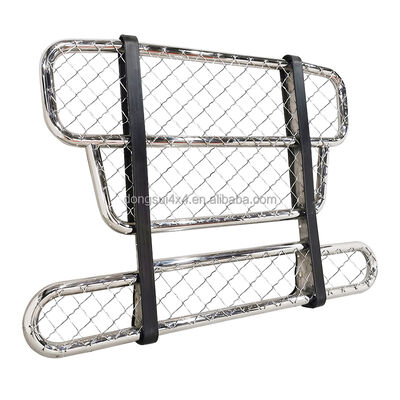 حراسة الغزلان للشاحنة من الفولاذ المقاوم للصدأ 304 بأسلوب أوروبي مع سهولة التثبيت لشركة سكانيا فولفو بنز مان