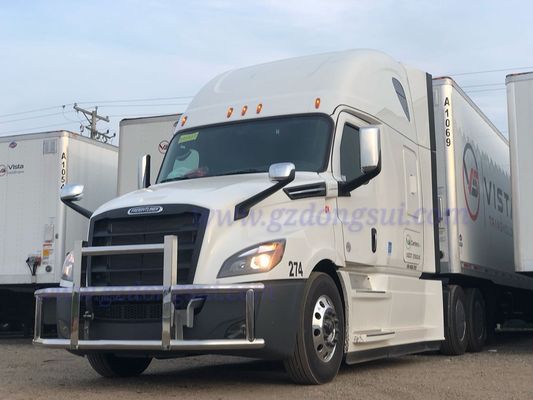 304 الفولاذ المقاوم للصدأ شاحنة دير الحرس اللون الفضي ل Freightliner كاسكاديا