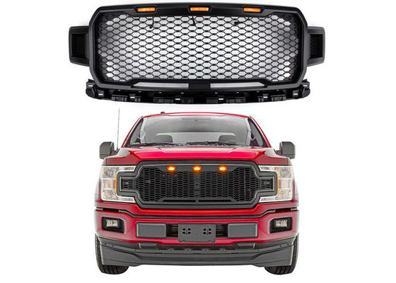 4x4 ABS البلاستيك بيك اب الجبهة الشواية DO-GR-F150A مع المصابيح لفورد F150