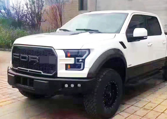 مجموعات الجسم الأمامي الوفير الحرس الألياف الزجاجية متعددة الألوان لفورد F150 2015-2017