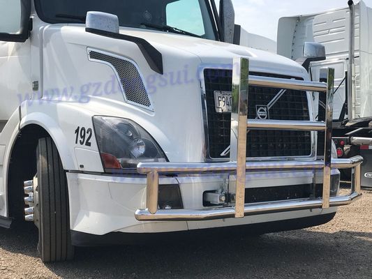 OEM الصانع بالجملة 304 S / S شاحنة Deer Guard Bumper لشاحنة أمريكية شبه كبيرة أجزاء جسم بوتي الثقيلة