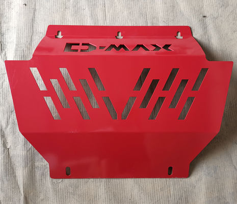 لوحة انزلاق السيارات Dmax باللون الأحمر ، لوحة حماية المحرك لشاحنة بيك آب