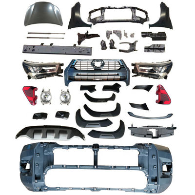 OEM الصانع بالجملة للبيع Toyota Hilux Rocco 2021 Facelift Bodykit Front Bumper Grill