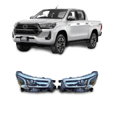 مصنع الجملة 4X4 ABS البلاستيك LED مصباح أمامي للسيارة لتويوتا هيلوكس ريفو روكو 2020 2021
