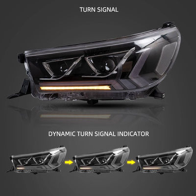 2015 2019 ريفو فيجو روكو تويوتا هيلوكس LED DRL المصابيح الأمامية