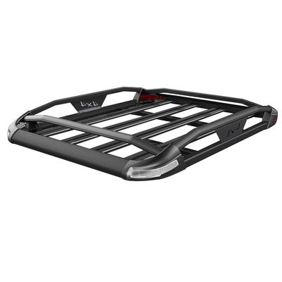SUV سقف أعلى رف سلة ألمنيوم 4x4 عالمي مع ضوء LED