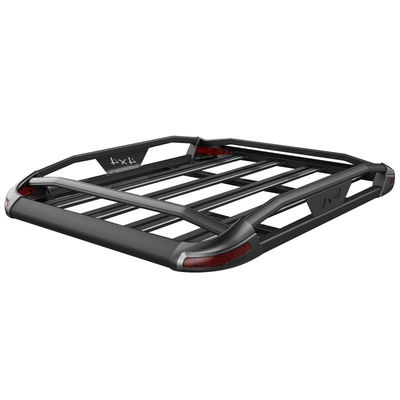 SUV سقف أعلى رف سلة ألمنيوم 4x4 عالمي مع ضوء LED