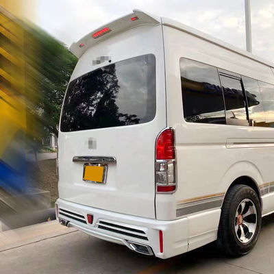 ABS البلاستيك جسم السيارة كيت تجميل الوجه المصد الأمامي الخلفي مصبغة Hiace 2018+