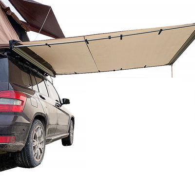 2X3m قابل للسحب 280G خيمة جانبية للسيارة من القماش 400D أكسفورد SUV على الطرق الوعرة مظلة جانبية للسيارة