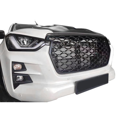 شواية أمامية للسيارة من البلاستيك ABS أسود لشاحنة أمامية لشاحنة Isuzu D-MAX 2021