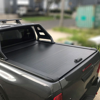 غطاء سرير من الألومنيوم Tonneau غطاء سرير لاقط عالمي قابل للسحب