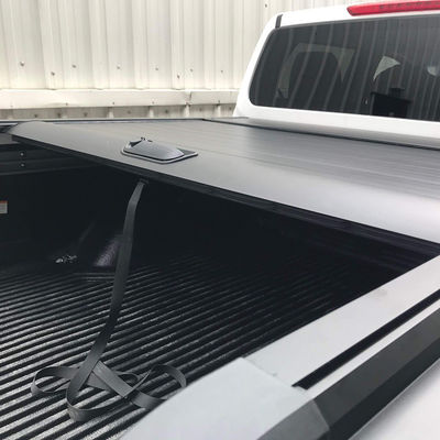 غطاء سرير من الألومنيوم Tonneau غطاء سرير لاقط عالمي قابل للسحب