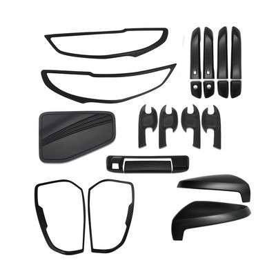 طقم كامل من الكروم الأسود 4x4 Pick Up Car Accessories لمازدا BT50 2021